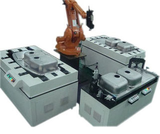 Κίνα Αυτόματη μηχανή συγκόλλησης λέιζερ με το βραχίονα ρομπότ ABB για το νεροχύτη κουζινών ανοξείδωτου προμηθευτής